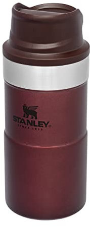 Stanley Trigger Action Termo Café Para Llevar 0.25L Vino - Botella Termica Sin BPA - Mantiene Frío 3 Horas - Vaso Termico Café de Acero Inoxidable - Apta Para Lavavajillas