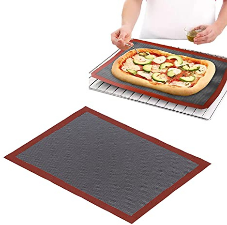 Tapis de cuisson creux en silicone, doublure de four antiadhésive Tapis de maille à la vapeur perforé Feuilles de cuisson à haute température pour macaron, pâtisserie(S)