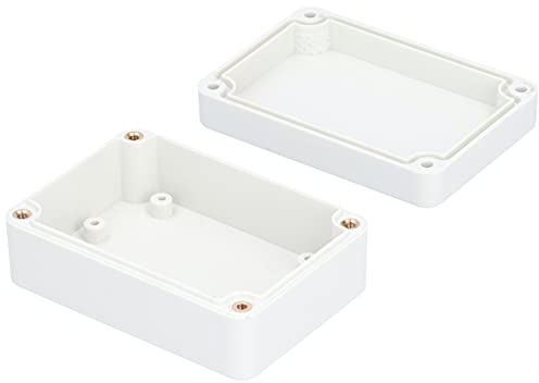 IP65 Wasserdichter ABS Kunststoff Externer Anschlussdose Universelles Elektrisches Projektgehäuse Anschlusskasten für den Außenbereich mit Zubehör(85 * 59 * 35MM)