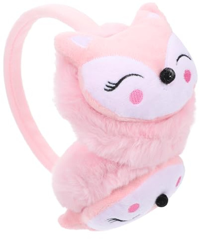 BESPORTBLE Ohrmuffen Winter Warme Ohrwärmer Plüsch Furry Ohrenschützer Falten Ohrabdeckungen Ohrschützer Für Kalte Wetter Jungen Mädchen Weihnachten Neujahr Geschenk Rosa