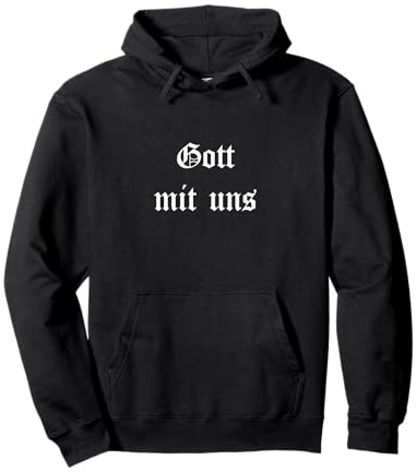 Gott mit uns Pullover Hoodie