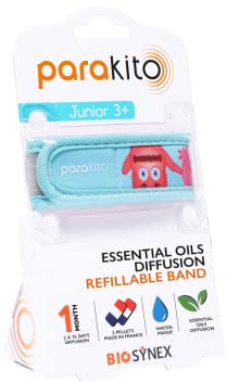 PARA'KITO Essential Oil Diffusion Mosquito Wristband | Kids (Monster)