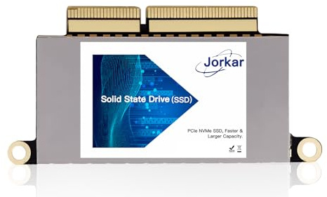 Jorkar Disque SSD Interne 1To pour MacBook Pro A1708 SSD NVMe PCIe Gen3x4,SSD Remplacement Kit de Mise à Niveau pour MacBook Pro A1708 (2016-2017)