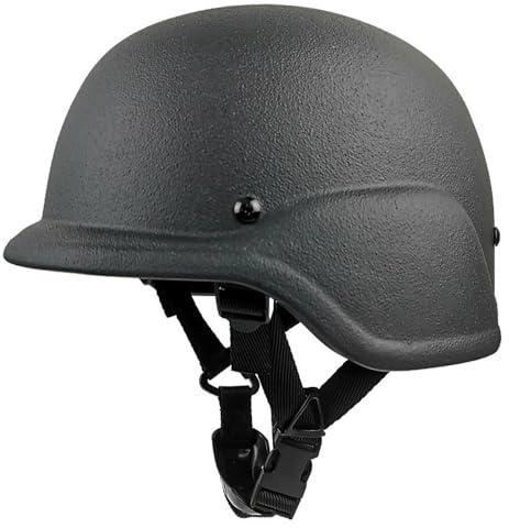 Fotrsta Militär Kugelsicherer Helm, 3 Level M88 Gefechtshelm Ballistischer Helm Aus PE-Polyethylen Mit Anti-Vibrationssystem Kopf- Und Schwanzverstellung Dämpfungssystem