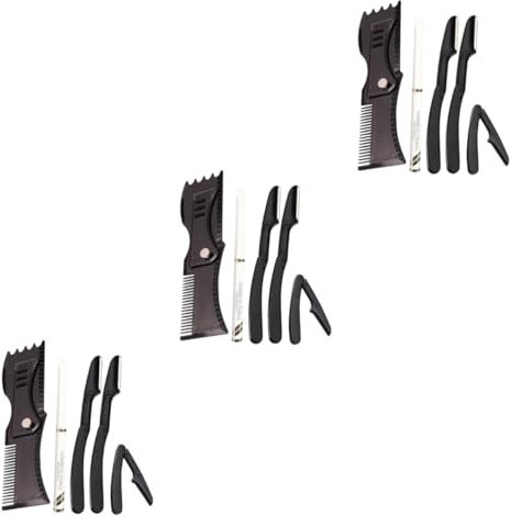 minkissy 3 Sätze Bart-styling-kit Bartpflegekamm Turnicate-kit Bartkamm Werkzeug Zum Formen Des Bartes Reisezubehör Rasierset Für Männer Reisen Rotieren Haupt P.s Bleistift
