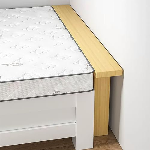 ELSKBRUN 1,2 1,5 1,8 2 m Massivholz für Bettende, Nachttisch, Patchwork-Bett, 40 cm hohe stehende Bettverlängerungen, Bettverbinder für Heimbett-Wandnaht-Nachttisch, Größe: L2m L1m