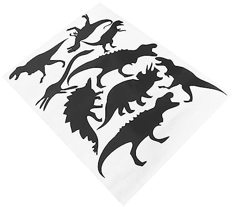 ifundom 2blätter Dinosaurier Wandtattoo Kreatives Pvc Wandbild Für Kinderzimmer Installieren Dekoratives Wanddekor Für Schlafzimmer Und Klassenzimmer Cartoon Dino Design
