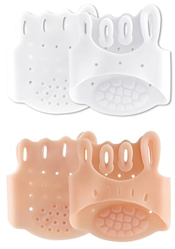 Tåseparator Tådistanser Tårätare Metatarsal Pad Bunion Pads Hammer Toe Spacers Korrekta tår Framfotsdyna Lindra fotsmärta 2 par