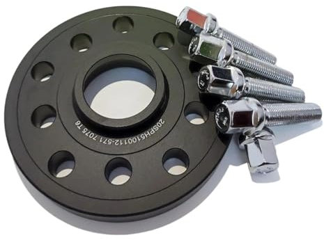 Spürverbreiterungsatz Spurverbreiterungen Verbreitern 5x100 5x112 12-25mm CB:57,1 Für Skoda Für Octavia Für Rapid Für Fabia Für Kodiaq Verbreiterte Spurverbreiterung(15mm)