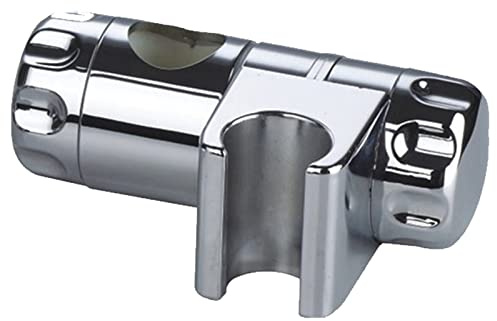 Universal Duschkopf Halterung ABS Verchromt Schieber Gleiter für Duschstange 25mm Verstellbarer Handbrause Halter Abnehmbarer Brausehalter