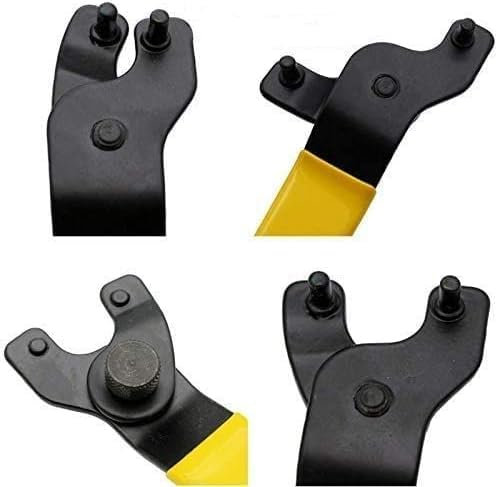 GSV Essentials Angle Grinder Spanner Key, Ergonomic Grip, Y-Type Design, Durable Construction, Adjustable Lock-Nut, Universal Electric Tool Accessories, 190mm