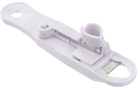 IMIKEYA Cortador y de Plástico Frijoles Multifuncional de white Apto Fácil de Limpiar para Lavavajillas, Adecuado para Cocina Casera