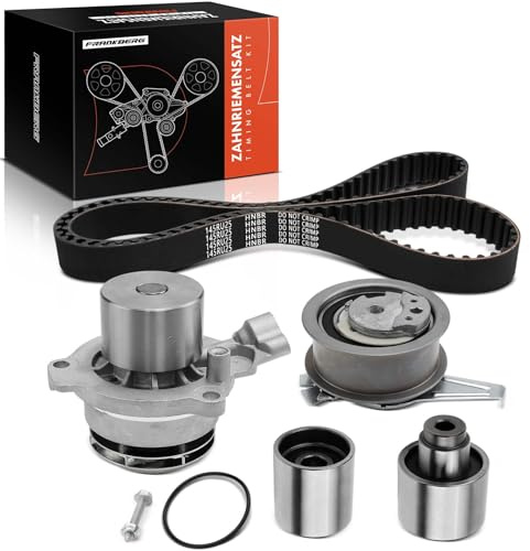 Frankberg Correa dentada para automóviles con bomba de agua Diesel Compatible con A1 A3 A4 A5 A6 Leon C.a.d.d.y Golf Golf VI Golf VII P.a.s.s.a.t Polo Replace# 7883-13321