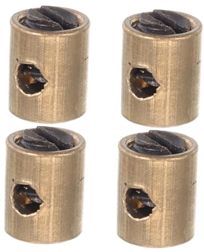 PartyKindom 4pcs Motorcycle Brake Cable End Stops Throttle Lock Clamp for Scooter Quad Mower Bicycle Hardware