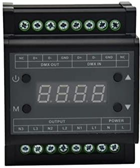 SVKVBNLNGK LED triac. DMX. Controller dimmer. AC 90V - 240V Dim ad Alta Tensione 1A 3 Channel for Il Pannello LED Downlight Dim Switch modulatore di Luce