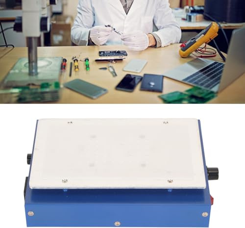 Station de soudure de préchauffage Zenithaur 450W, plaque chauffante de soudage avec construction en alliage en aluminium, idéale pour la réparation des cartes de circuit imprimé