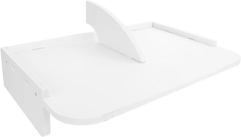 Generico Supporto per Proiettore a Muro senza Trapano in Pvc Bianco, Struttura Stabile e Resistente, per Casa e Ufficio