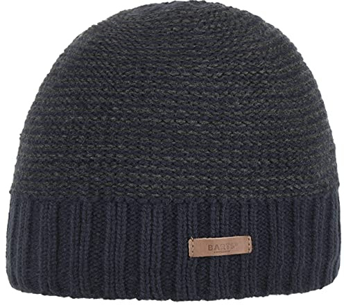 Barts Bonnet David Beanie Bonnet Beanie Bonnet pour l'hiver (Taille Unique - Bleu foncé)