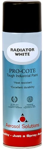 Aerosol Solutions Pro-Cote Radiator White Spray Paint 500ml