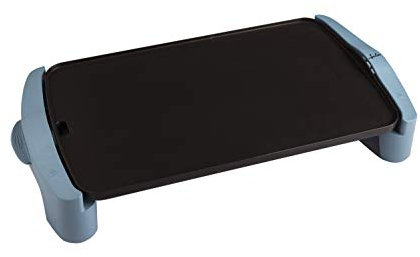 Jata GR2500AM Plancha de Asar, Antiadherente, Resistencia al rayado, 2500 W, Medidas 46 x 28 cm, Resistencia en forma M, Fabricada en España, Fácil limpieza, Bandeja recogesalsas