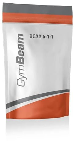 GymBeam BCAA Pulver 4:1:1 Instant - Aminosäuren Pulver mit essentiellen Aminosäuren Leucin, Isoleucin und Valin, gut lösliches Kraft- und Ausdauersport Getränk - Grüner Apfel (250g)
