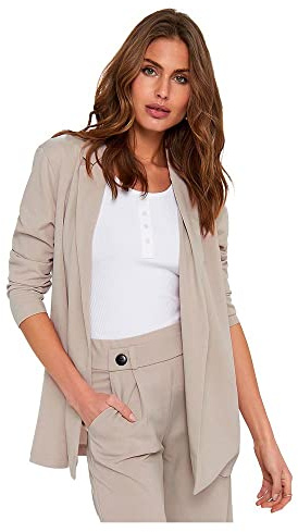 JDY Jdygeggo L/S Blazer Jrs Noos Chaqueta de Traje, Chateau Gray, XL para Mujer