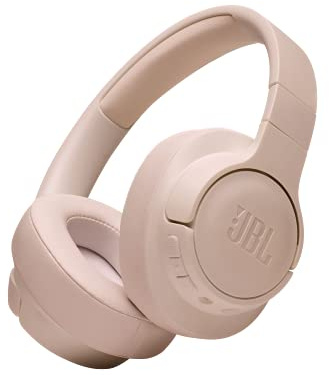 JBL Tune 710 BT Wired and Wireless Over-Ear Headphones with Built-In Microphone, Multi-Point Connection and Hands-Free Controls, Blush Pink