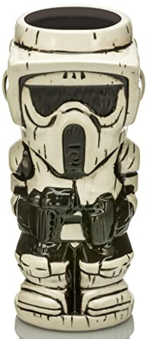 Geeki Tikis Star Wars Scout Trooper Keramikbecher, Party-Cocktailbecher, Bierkrug für Likör, Getränke, Fassungsvermögen: 473 ml