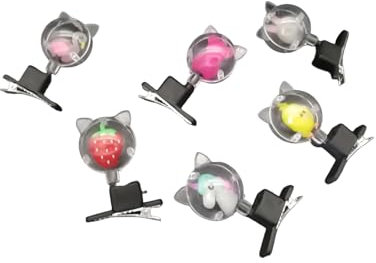 Luojuny Mädchen-Haar-Accessoire für Damen und Kinder, LED-Clip, beleuchtet, Tier, Seitenklemme, Haarspange, Frauen-Zubehör, Foto-Requisite, Geburtstag, Weihnachten, zufälliger Stil