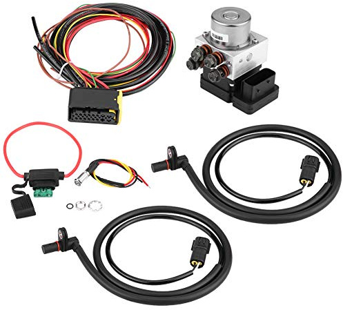 XTevu Système de freinage antiblocage pour Moto Kit de Dispositif Anti-dérapage ABS Capteur de Vitesse de Remplacement Pompe de Frein de Moto en Acier Inoxydable pour R15 CBF150
