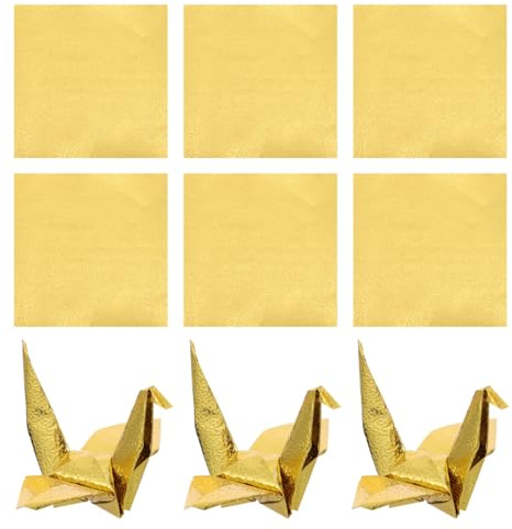 Garneck Origami Papier 100 Blatt Quadratisch 3.94 in Diy Handwerk Klapppapier Für Kinder Und Erwachsene Faltpapier Für Bastelprojekte Papierkraniche Und Eltern-Kind-Aktivitäten