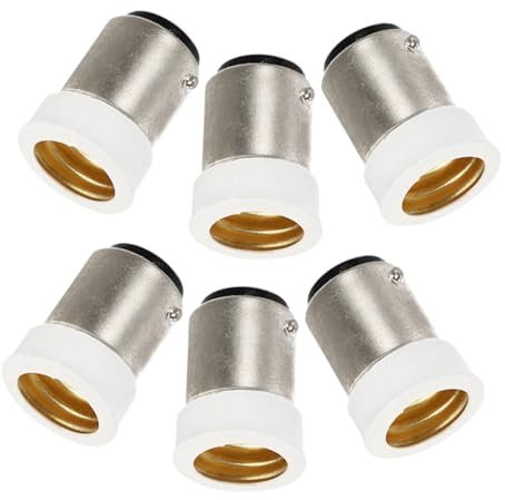 Angoily 6pièces Convertisseur De Douille De Lampe Lot Pour Conversion à Support De Lampe Remplacement Pour Luminaires