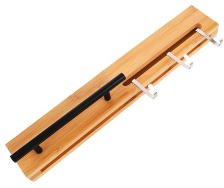 LIFKOME Ausstecher-wandhalter Aus Holz Kompakter Küchenutensilienhalter Zum Aufhängen Ohne Bohren Stabiler Küchenwandständer Für Haushalt Moderner Wand-ausstecherständer-