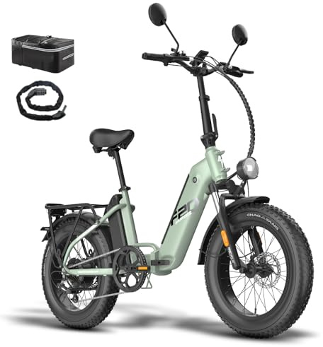 Fafrees FF20 Polar E-bike Klapprad 20*4.0 Zoll Doppelbatterien 24Ah/26.8Ah | Fatbike Reichweite 150km/170km, Ebike Herren Damen 65N.m Motor, E-Fahrrad 7S, Traglast 150KG