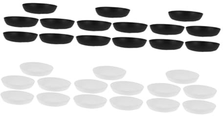 Toyvian 30pezzi Sottovaso in Plastica per Vasi di Piccolo Vassoio per Sottovaso di per Fioriere per Drenaggio Antigoccia per Piante da Balcone e Casa Forniture per Giardinaggio