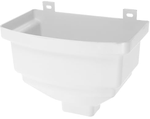 Anneome Deviatore Quadrato in Pvc Per Raccolta Acqua Piovana Villa, Filtro Pluviale Curvo Resistente, Accessorio Grondaia Facile Da Installare Per Impianto Scarico Esterno