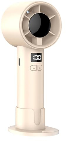 Ventilador portátil - Máquina de de tamaño de viaje, ventilador de enfriamiento de mesa | Gadget de flujo de aire recargable de mano con configuraciones de velocidad ajustables, operación silenc