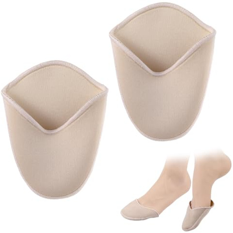 1 paire de protections d'orteils en gel de silicone - Protection des orteils - Ballet - Coussinets en gel doux - Protection des orteils (rose)