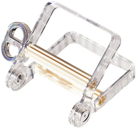 Exprimidor de Tubo Ruedas de Plástico Pet Abs para Hogar | Blanco, Dosificación Uniforme y Precisión, Rígido y No se Deforma, para Cremas y Ungüentos