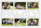 Pêle-mêle de cadres photo pour portrait, 6 en 10 x 15 cm