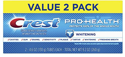 Crest Pro-Health Whitening Power Toothpaste, 4.6oz, Twin Pack