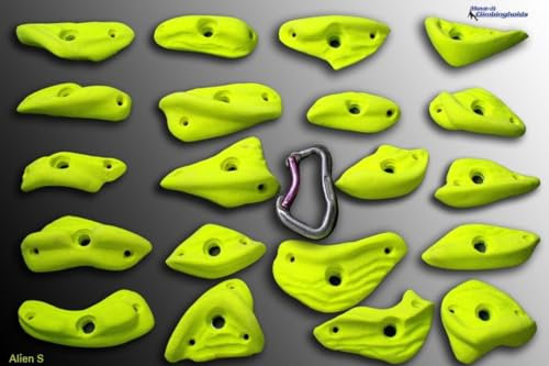 Move-it-Climbingholds - Alien S (Klettergriffe-Set), Farbe:schwarz