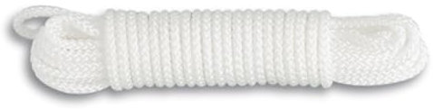 Chapuis - Corda in polipropilene intrecciato - Sintetico - Resistenza alla rottura indicativa 185 kg - Diametro 4 mm - Lunghezza 10 m - Tempo libero e giardinaggio - Bianco