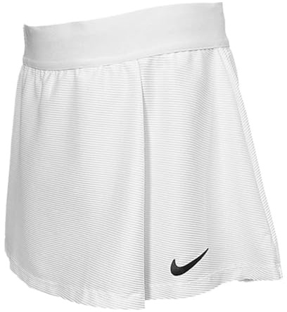 Nike Girl's Gonna da Tennis G Nkct DF Vctry Flouncy Skrt, White/Black, CV7575-100, M