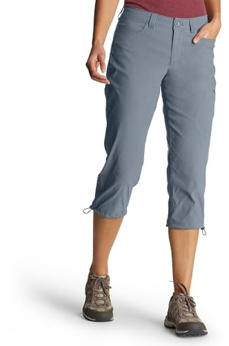 Eddie Bauer Women's Rainier Capris, Graphite Rainier, 10