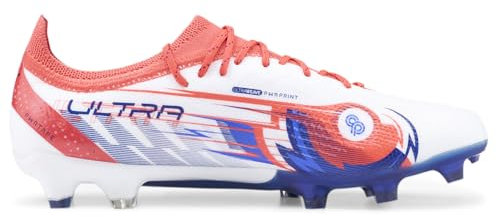 PUMA C.P X Ultra Ultimate - Tacos de fútbol para hombre con tacos para suelo firme, césped - blanco, Blanco, 38 EU
