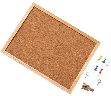 Generic Kork Pinnwand, Nachrichtentafel, Holz, Büro Und Schulnotizen, Wanddekoration, Heimbüro, Dekorative Küche, Korktafel, 30x40cm
