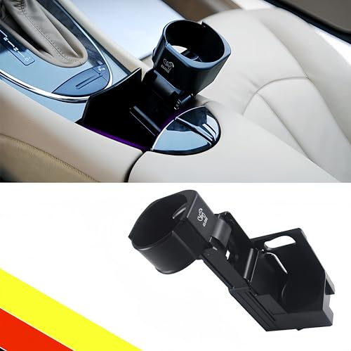 POETRYXIAO Soporte para bebidas para consola central Mercedes W211 S211 Clase E y C219 CLS, soporte A2116800014