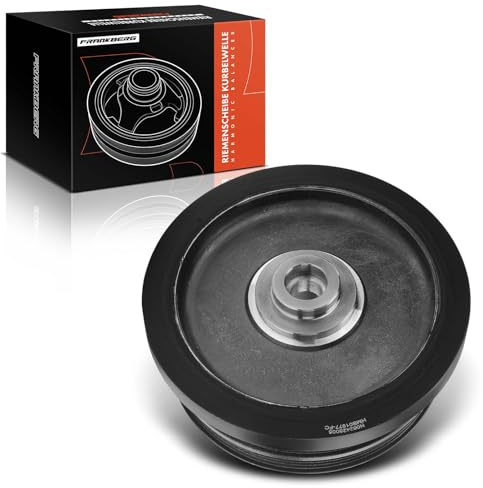 Frankberg Riemenscheibe Kurbelwelle 11237805696 | Kompatibel mit 3er E46, 3er Cabriolet E46, 3er Coupe E46, 3er Touring E91, 3er E90, 5er Touring E61, 3er Compact E46