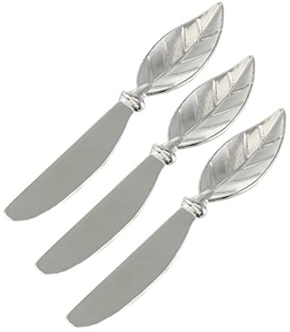 Cabilock 3pezzi Spreader per Burro Portatile in Lega di Zinco Manico Ergonomico Utensile per Tagliare Formaggio Spatola per Burro Accessorio per Casa
